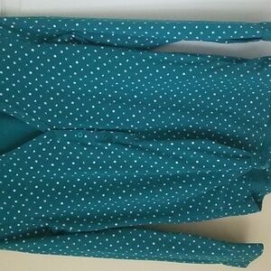 Green womens blouse